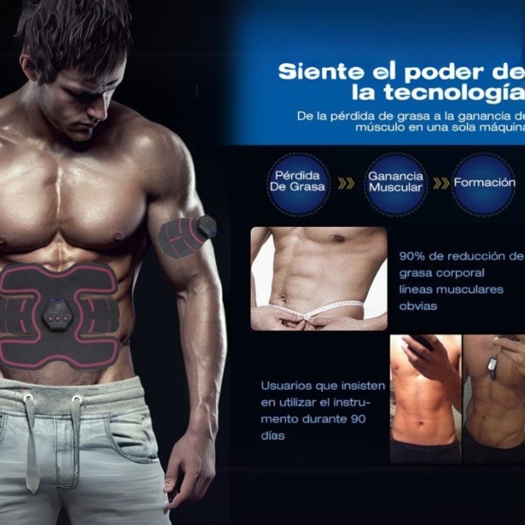 TONIFICADOR DE ABDOMEN 3 EN 1 ®: Define tu abdomen y alivia la tensión muscular en minutos.
