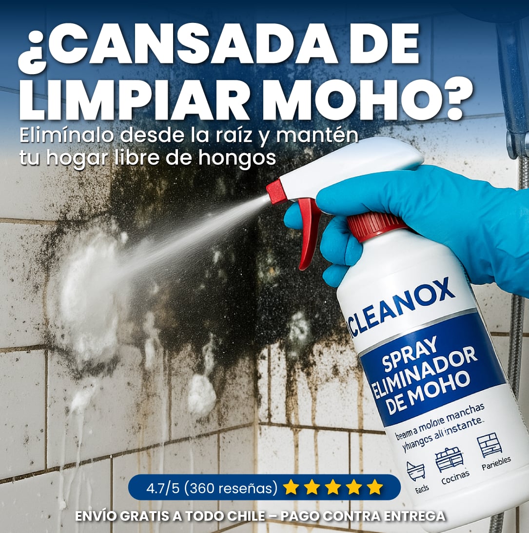 Spray removedor de moho y hongos - Cleanox™ + ENVIO GRATIS 🇬🇹
