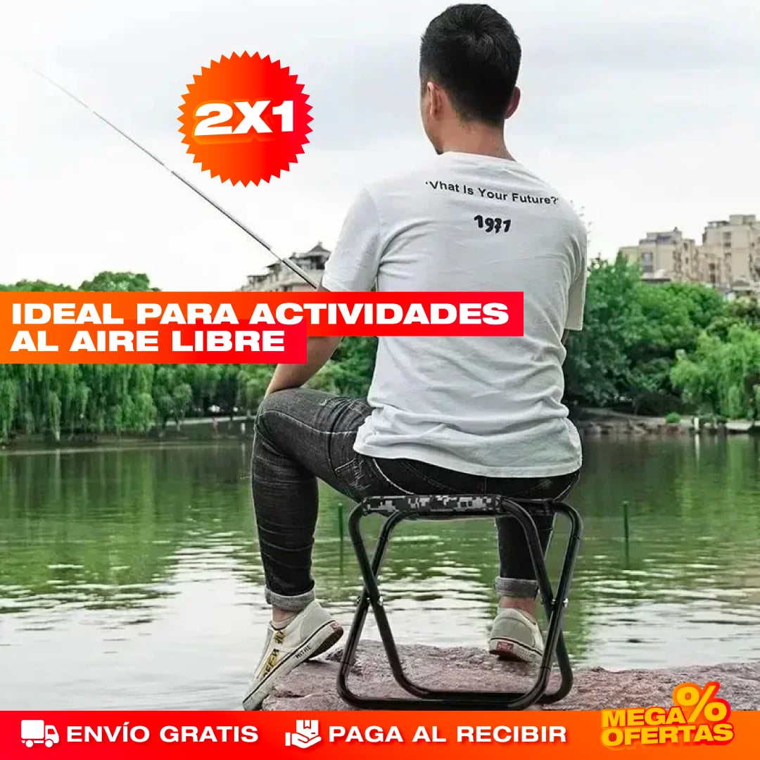 PROMO 2X1 MINI SILLA PLEGABLE