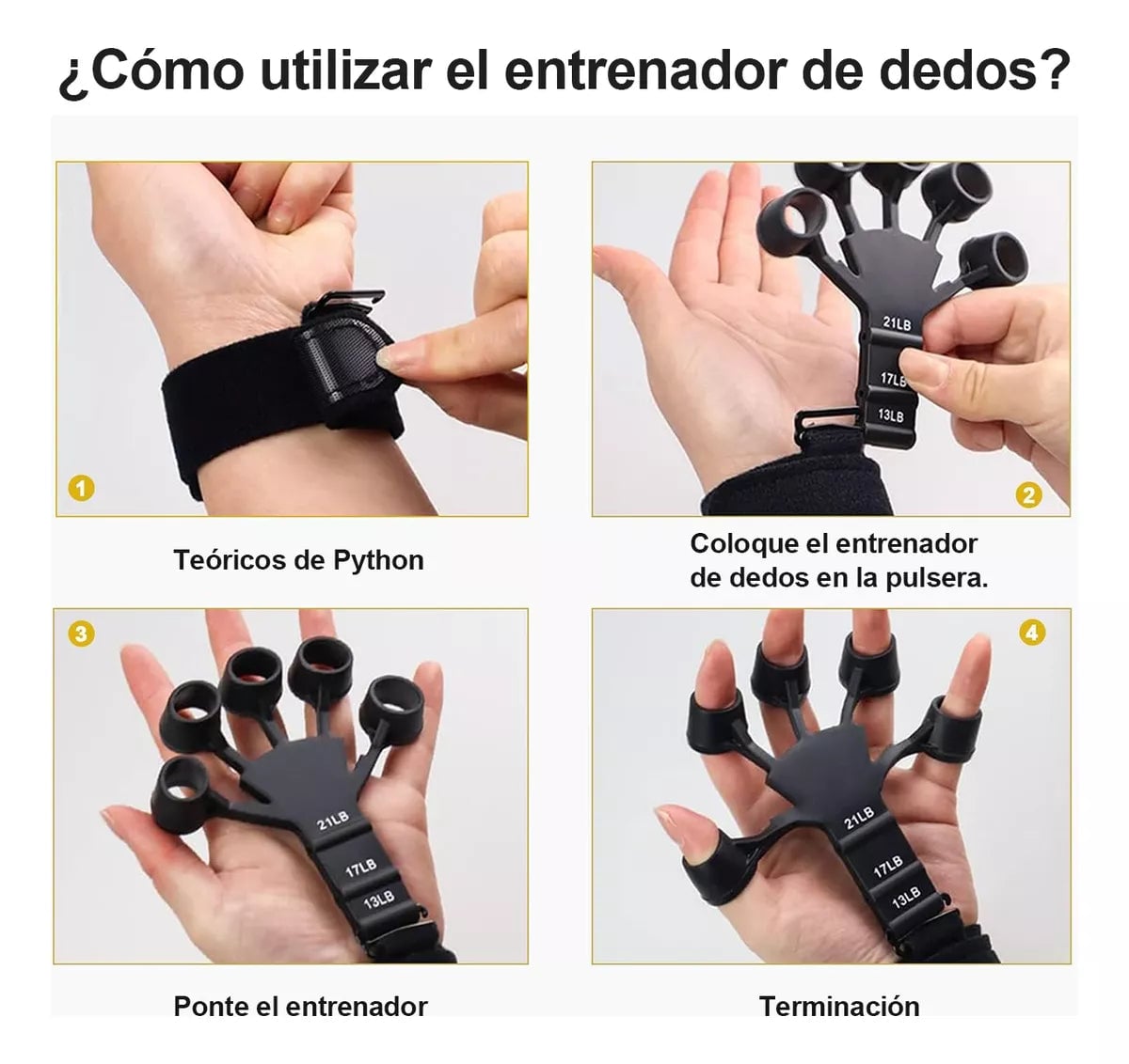PowerGrip | Entrenador de fuerza + Envio Gratis
