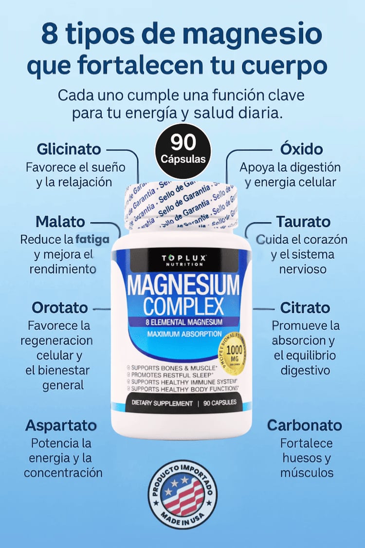 MAGNESIO COMPLEX DOS X UNO APROVECHA LA OFERTA