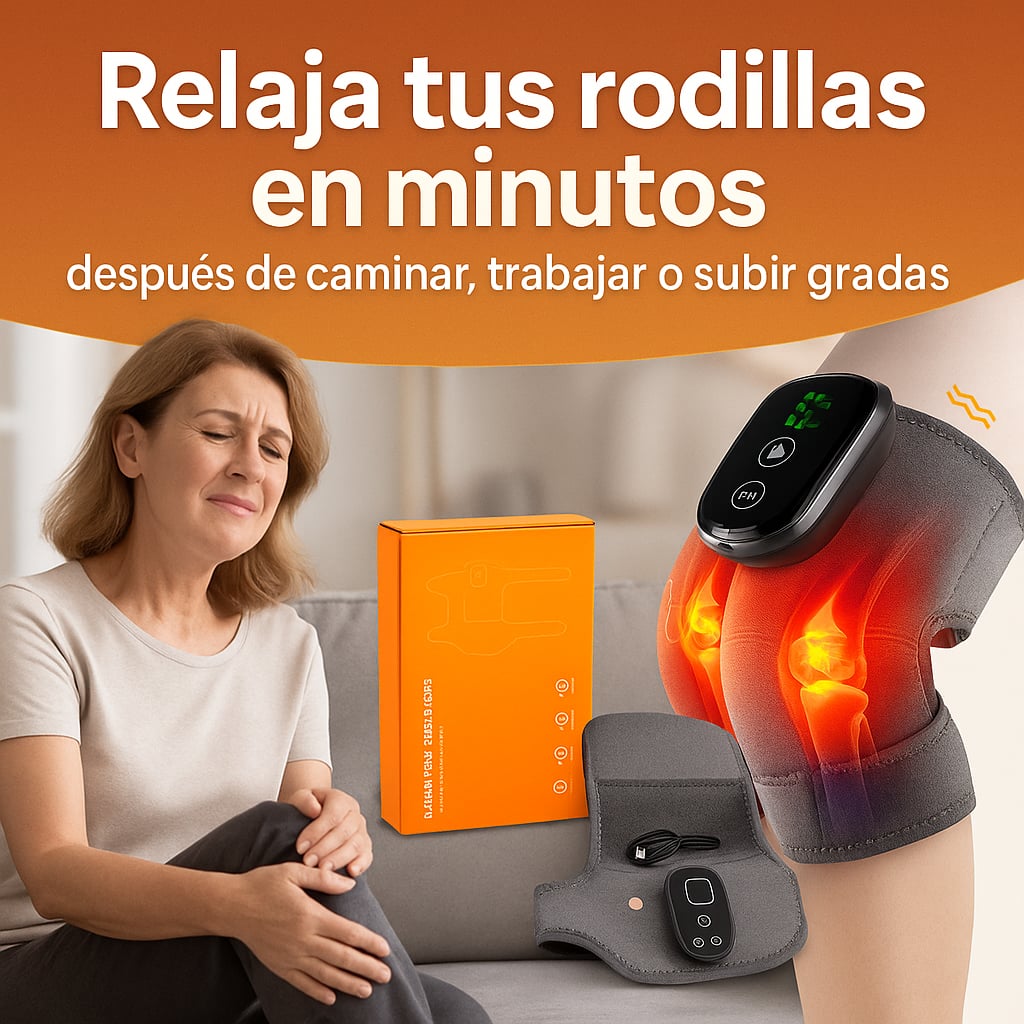 Masajeador Térmico® | Descansa y Alivia el Dolor Rápidamente + ENVÍO GRATIS🎁