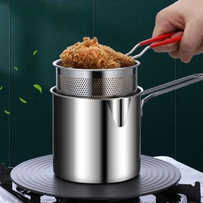 GourmetFry - Freidora de Cocina Inoxidable + Regalo