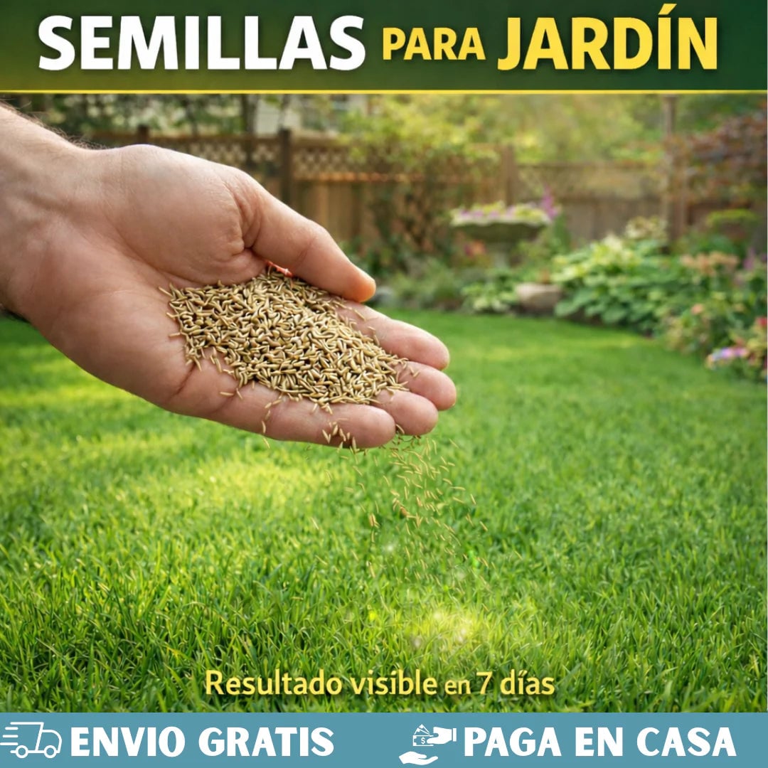 🌱Semillas de Césped Autoreparable - 400g - Cubre hasta 15 m2