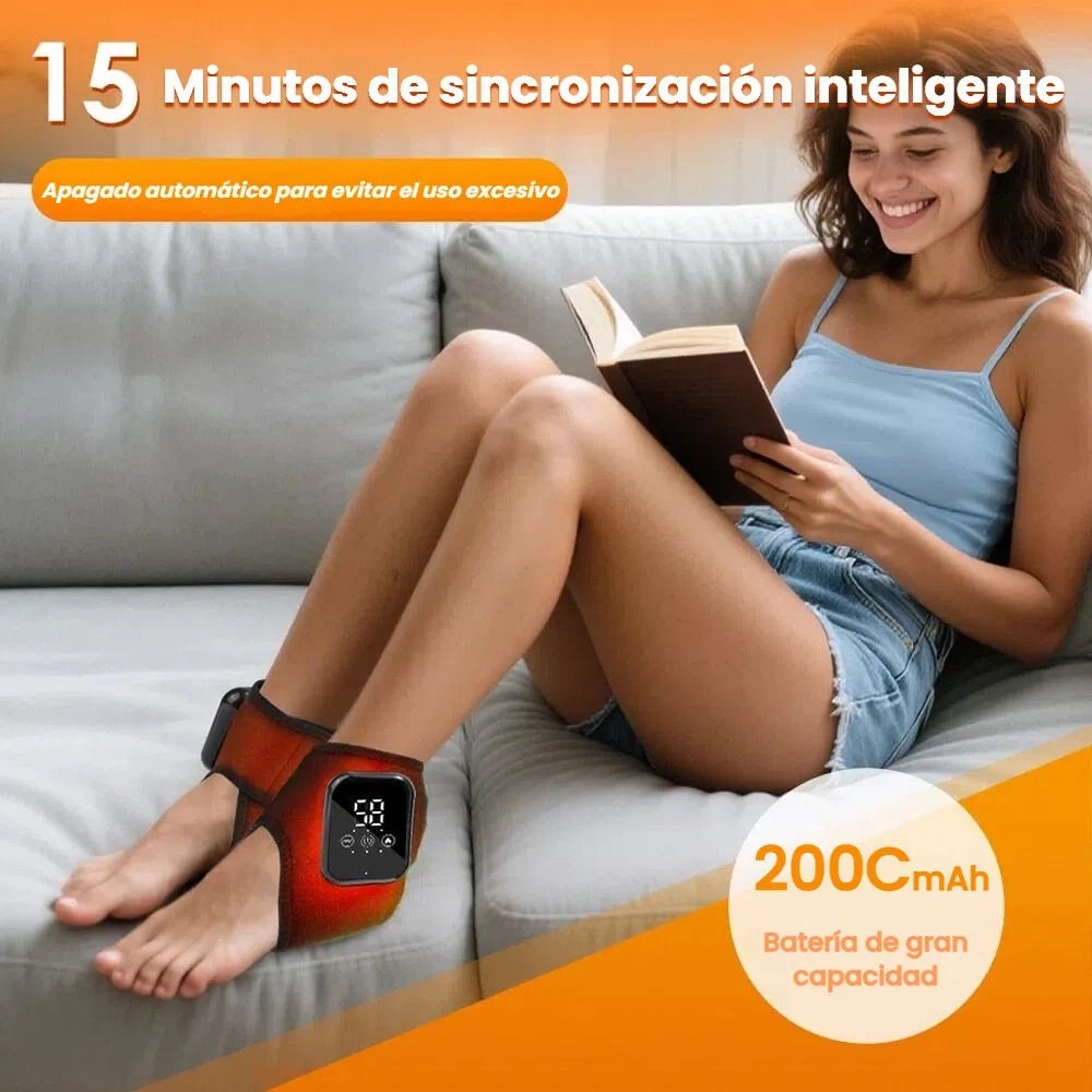 🔥 Elimina el dolor de tus pies despues de un largo dia. Masajeador termico de pies - FootCare