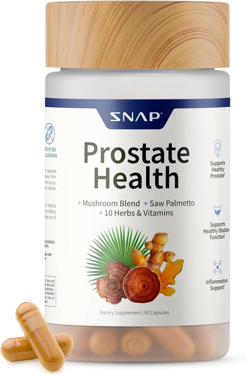 Prostate Health™ – Fórmula Natural para la Salud de la Próstata, Vejiga y Vitalidad Masculina (60 Cápsulas) + ENVIO GRATIS 🎁