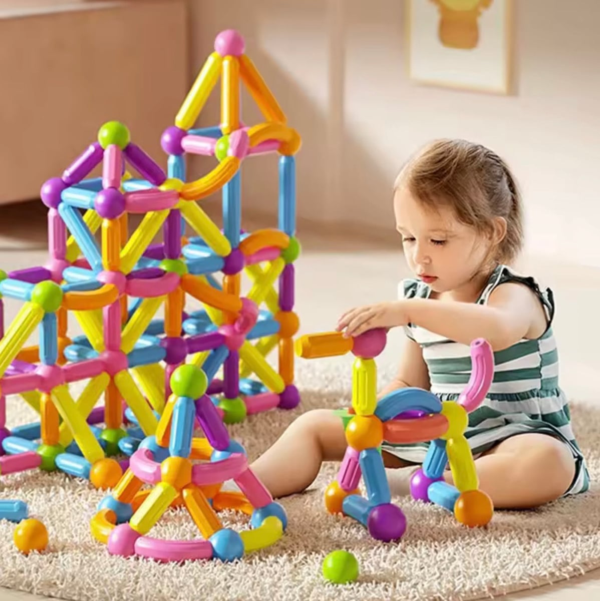 Juego de bloques magnéticos Kidsy® 36pcs