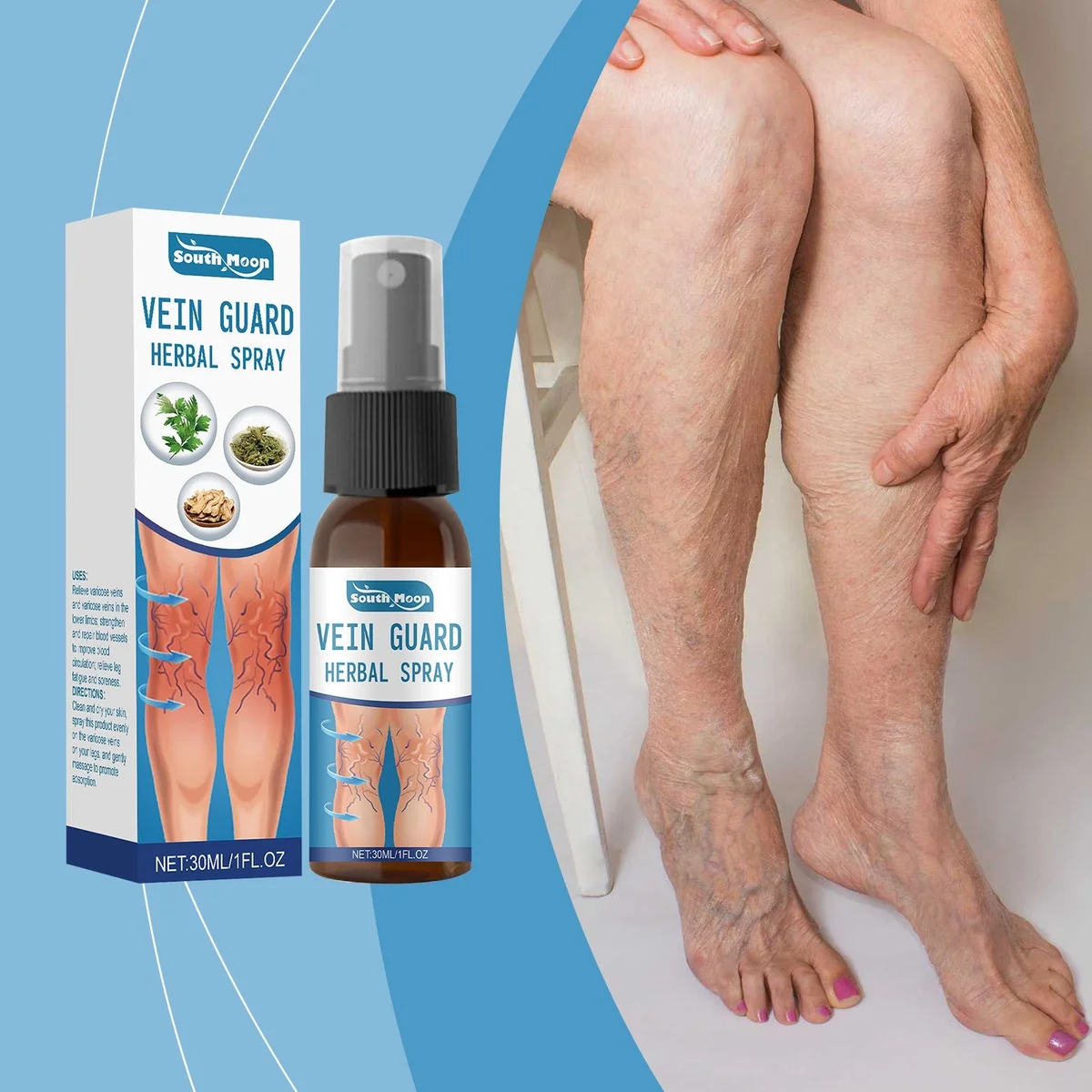 Spray Milagroso Para Venas Varicosas🦵✨
