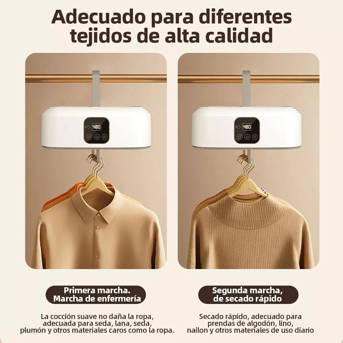 Secador de ropa portátil - Seca tu ropa en poco tiempo sin importar el clima