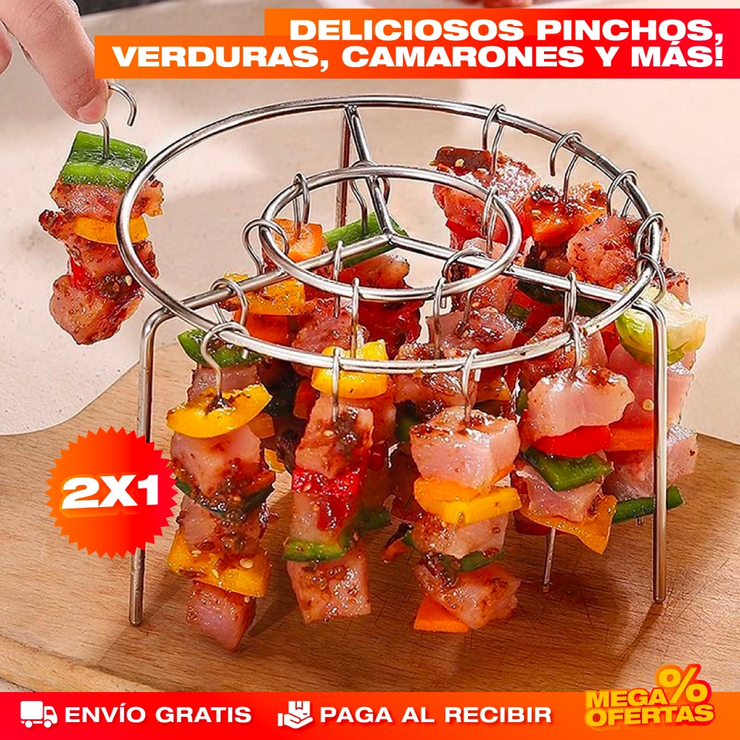 PROMO 2X1 PARRILLAS VERTICAL PARA PINCHOS EN AIR FRYER