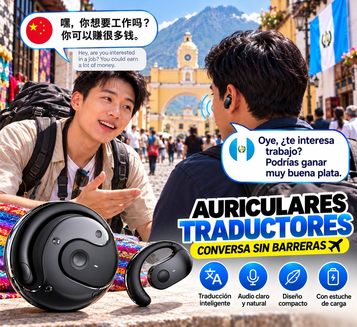 Audífonos Traductores de Idiomas