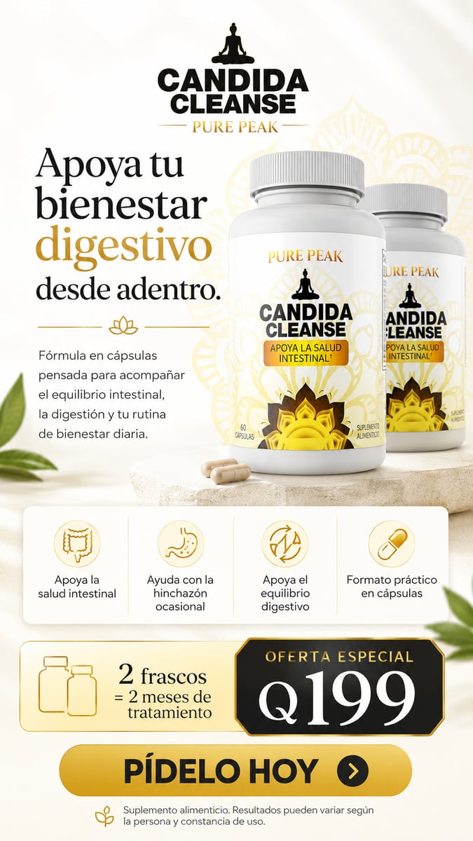 Candida Cleanse PROMO 2x1 - Equilibrio intestinal desde adentro
