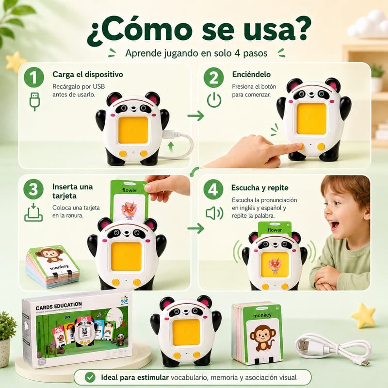VerbaLingo - Tarjetas Educativas Bilingües
