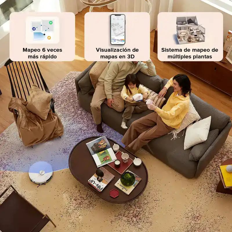 Aspiradora Robot Inteligente DeepClean Smart™
