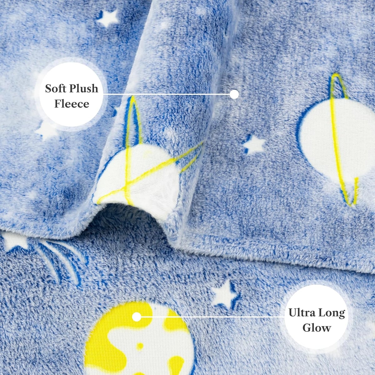 Manta Espacial Brillante Suave LUMINOSA + ENVIO GRATIS