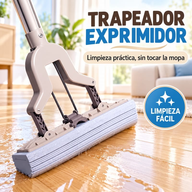 🌟🌟Trapeador Expres🌟 Un Hogar Más Limpio Sin Pasar Horas Trapeando y Esforzándote de Más. ENVIO GRATIS