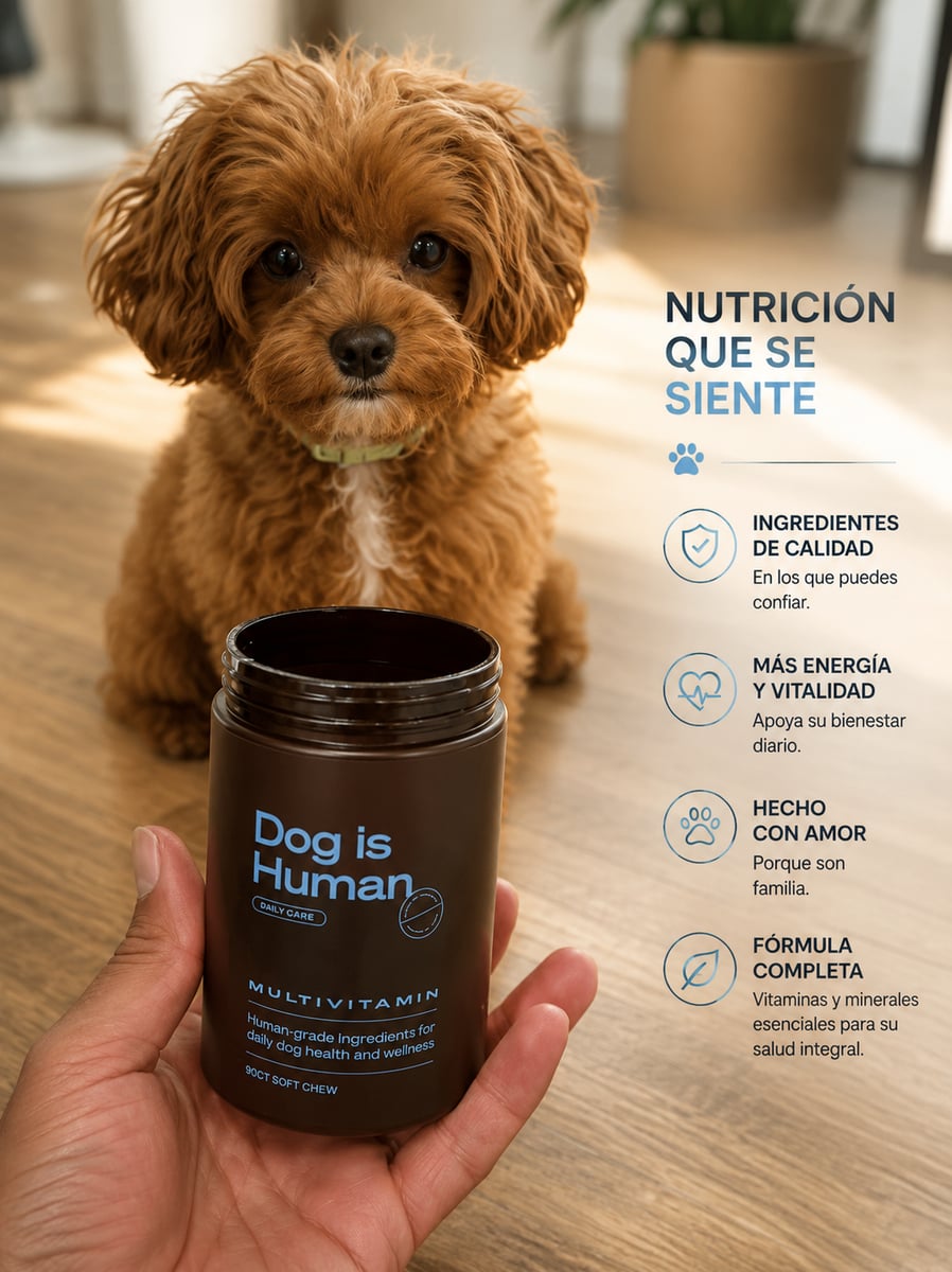 Dog is Human 🐾 Multivitaminico para tu mascota