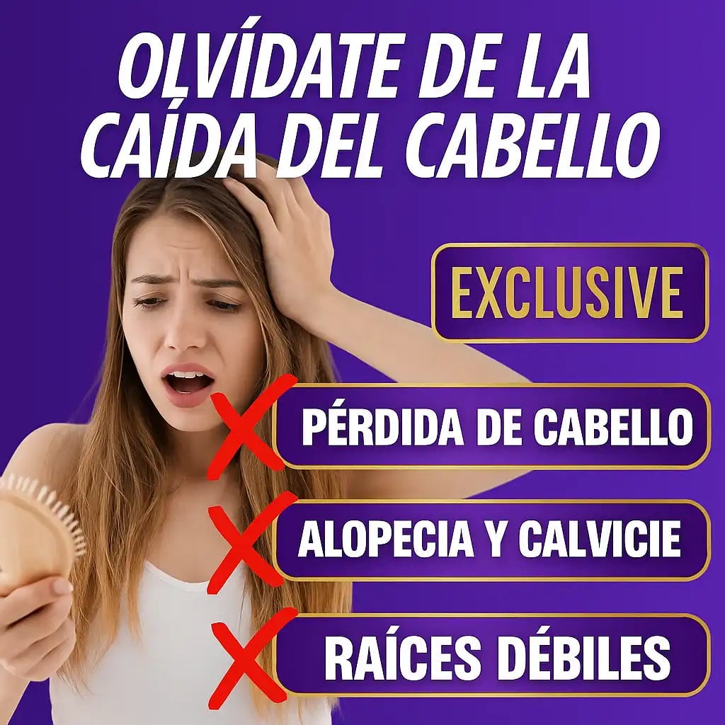 💜 Hair Growth - Vitaminas Capilares Premium 120 Cápsulas