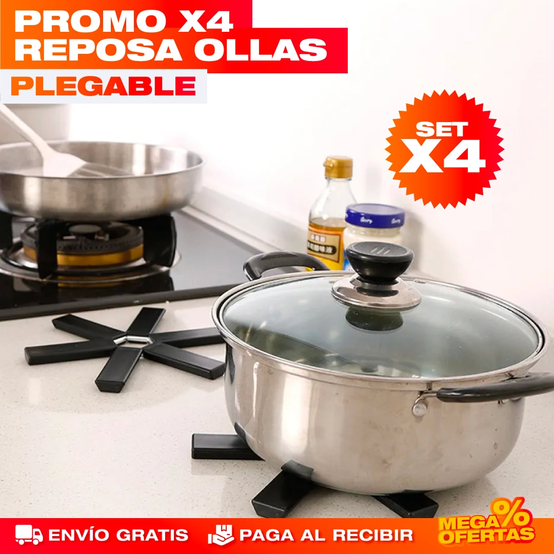SET X4 REPOSA OLLAS LUXURY