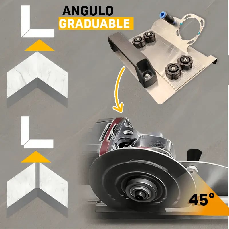 Adaptador de Amoladora para Cortes Biselados