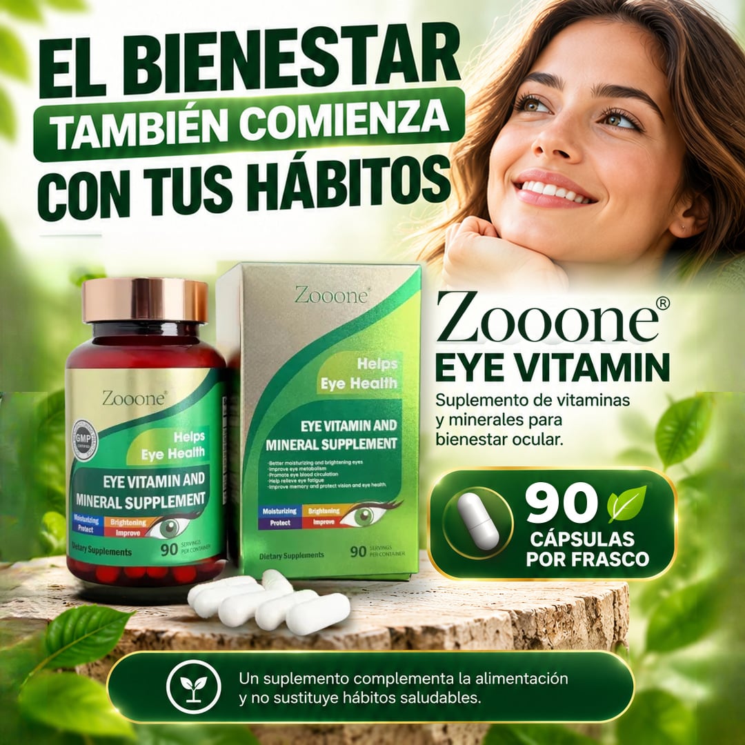 Zooone™ l Nutrición ocular diaria para ver nítido y sin cansancio - 100% Natural