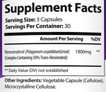 RESVERATROL COMPLEX + ENVIO GRATIS