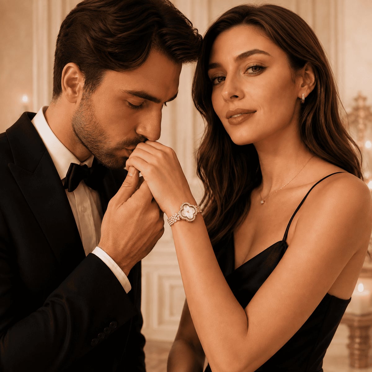 RELOJ TRÉBOL ELEGANCE™ Elegancia, brillo y estilo en un solo accesorio.