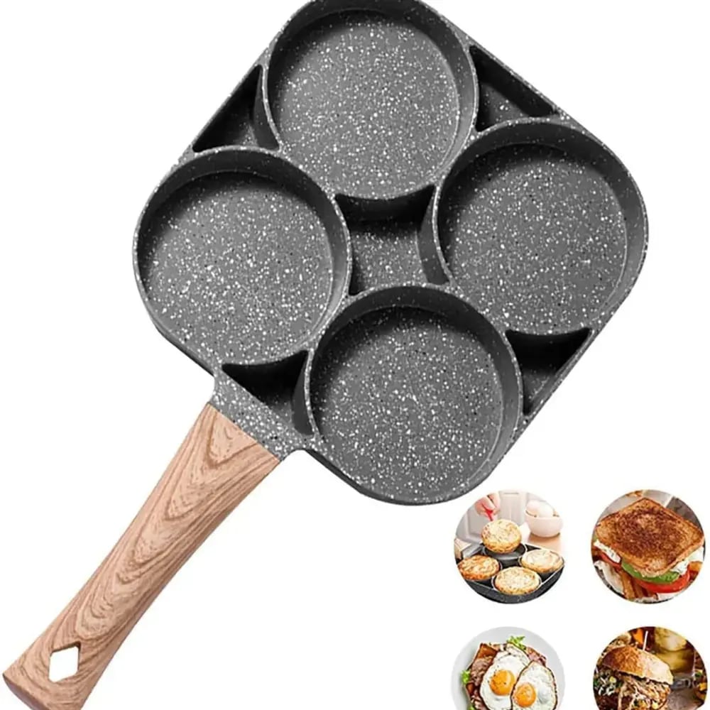 Ultimas Unidades - Sartén Antiadherente 4 Puestos-Cocina Más En Menos Tiempo + ENVIO GRATIS 🎁