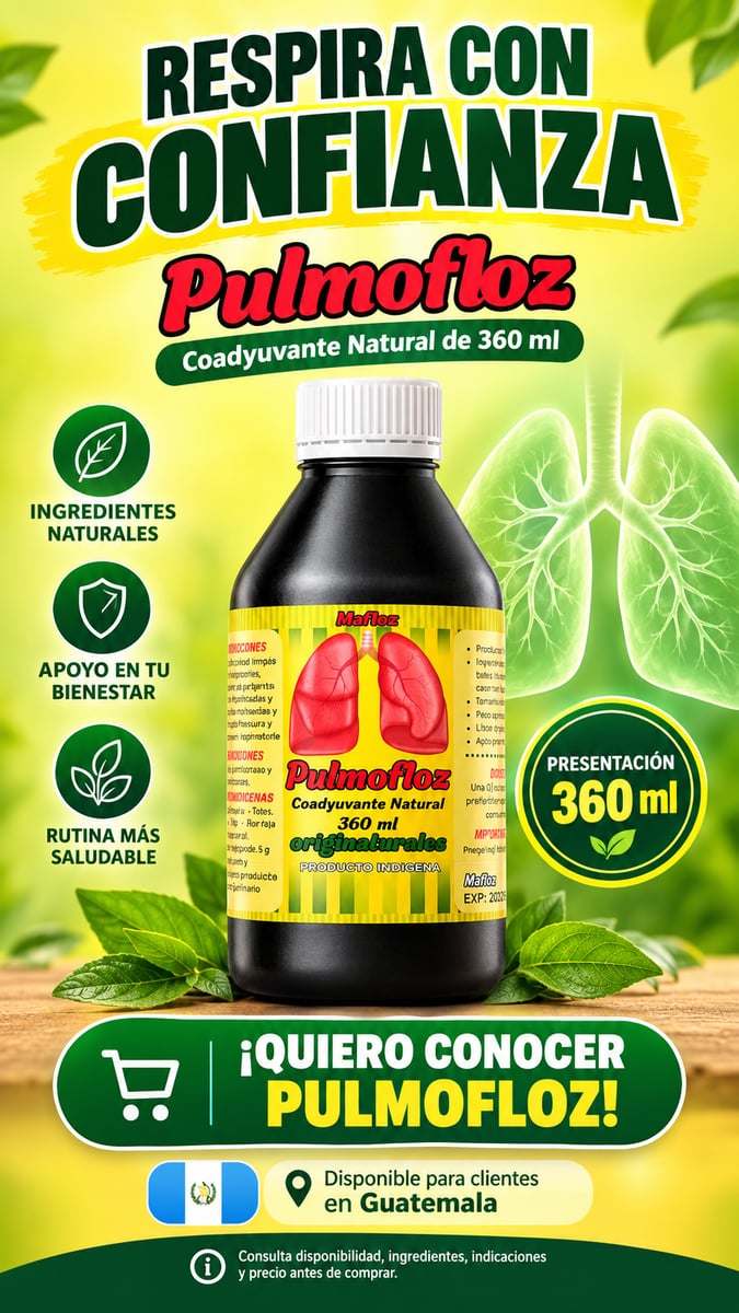 PulmoFloz | Fórmula de Bienestar Respiratorio.