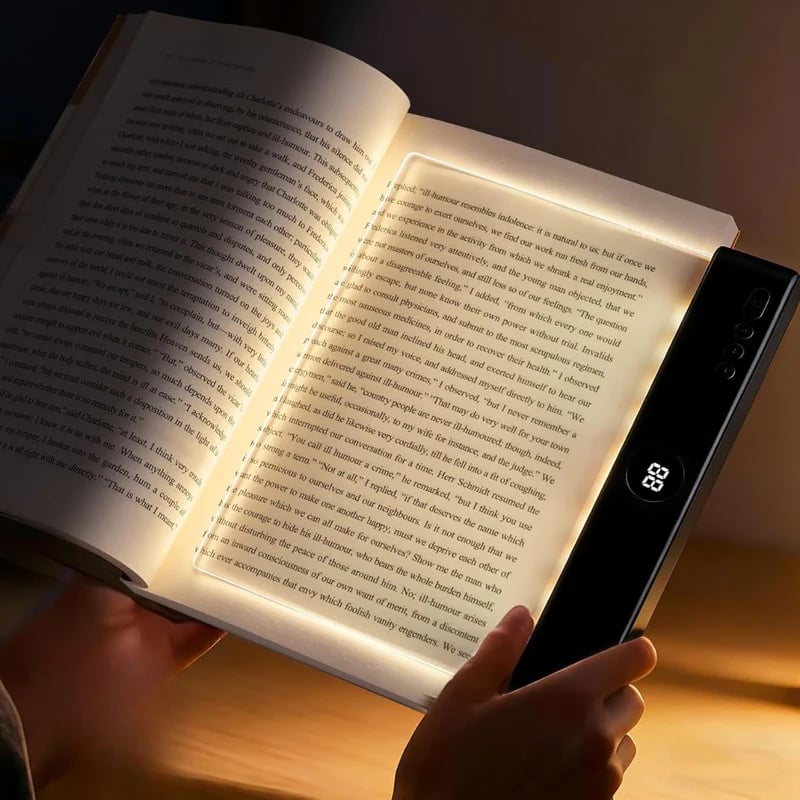 Luz de Lectura “Una Página Más” – LED Plana Portátil