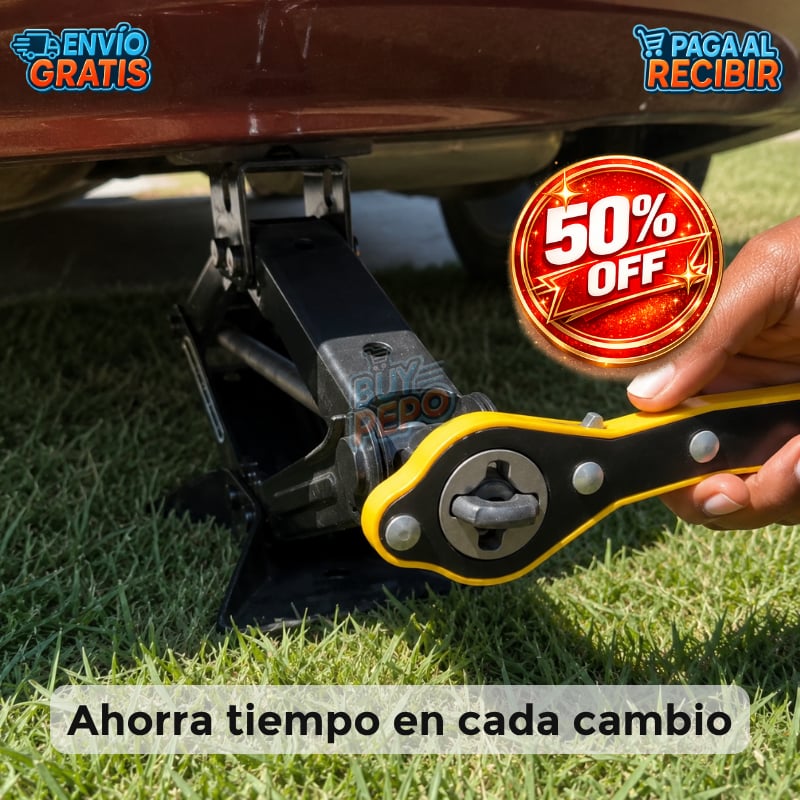 ULTIMAS UNIDADES - LiftPro™ 🚗 - Llave para gato ⚙️+ENVÍO GRATIS 🎁