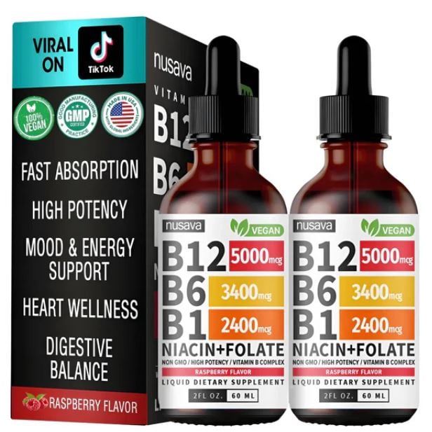 NUSAVA VITAMIN B COMPLEX SUPLEMENTO GRAN OFERTA+ENVIO GRATIS