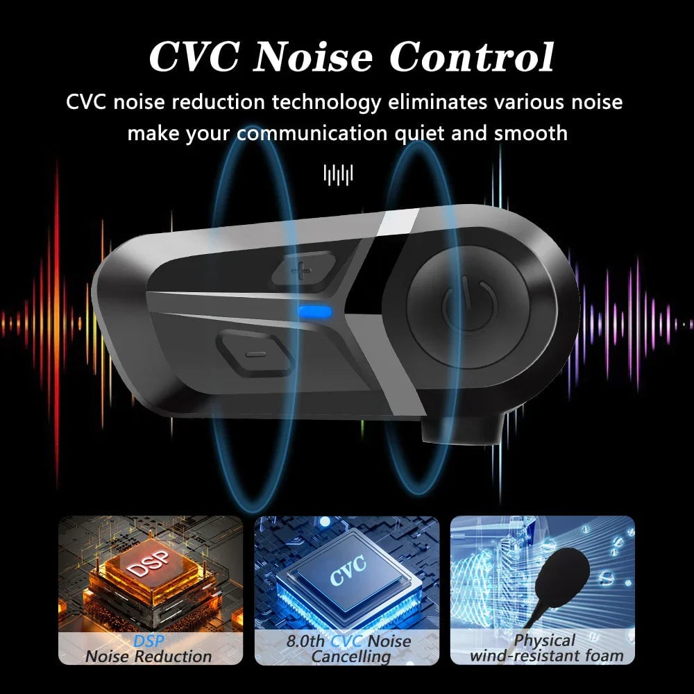Nuevos auriculares para casco de Moto Bluetooth +Envio Gratis