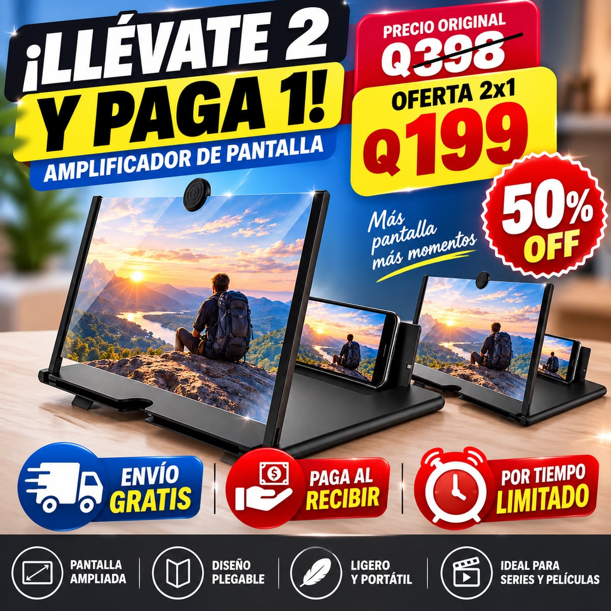 MaxiVision - PROMO 2X1 AMPLIADOR DE PANTALLA