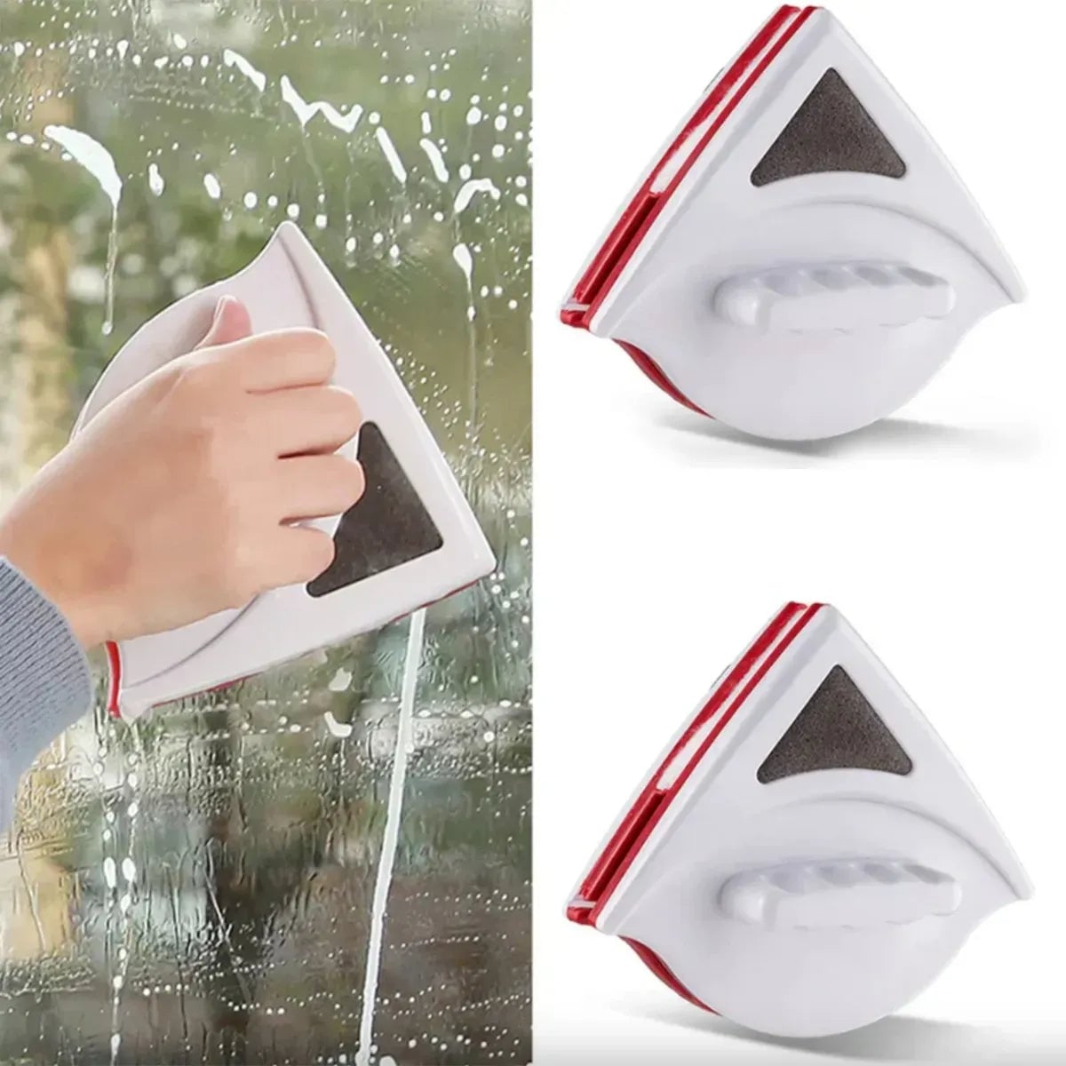 2x1 Limpiador Magnético de Ventanas Doble – CaraMagClean