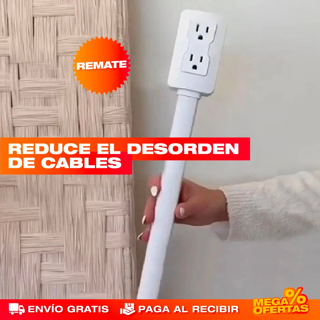 TOMA CORRIENTE ENCHUFE PLEGABLE Y EXTENSIBLE