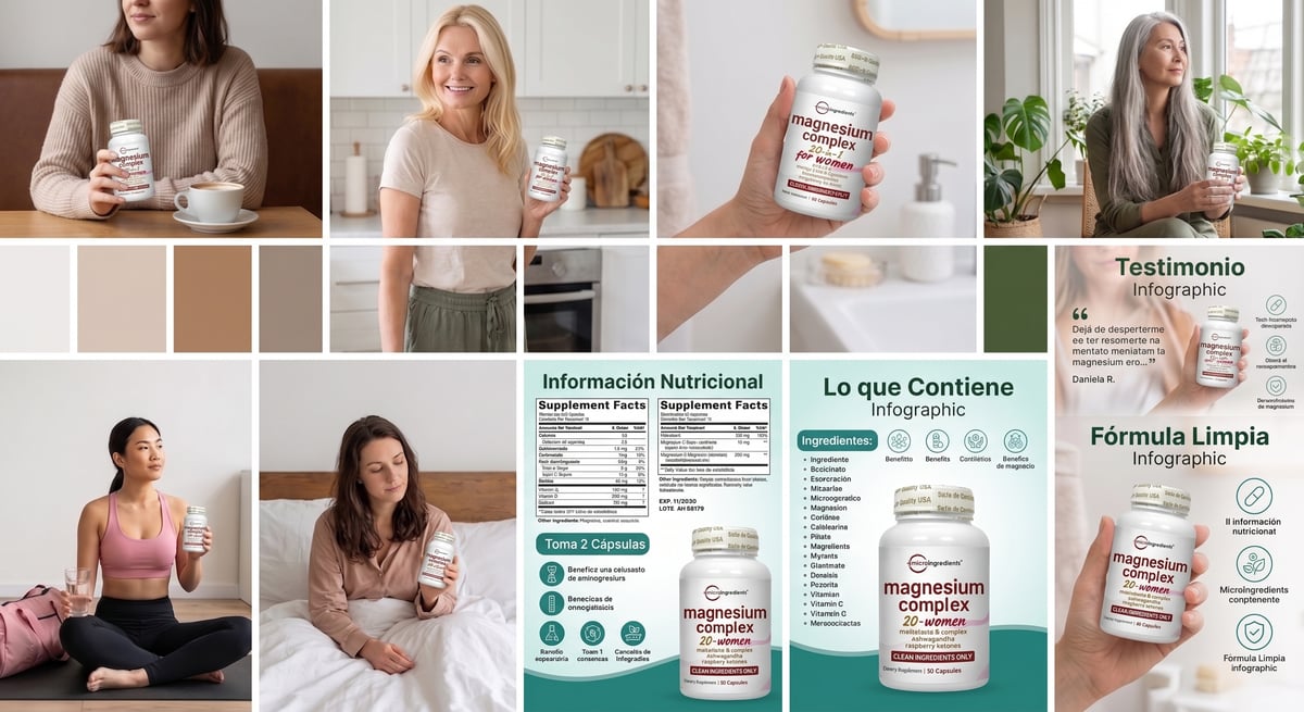 COMPLEJO DE MAGNESIUM PARA MUJERES + ENVIO GRATIS