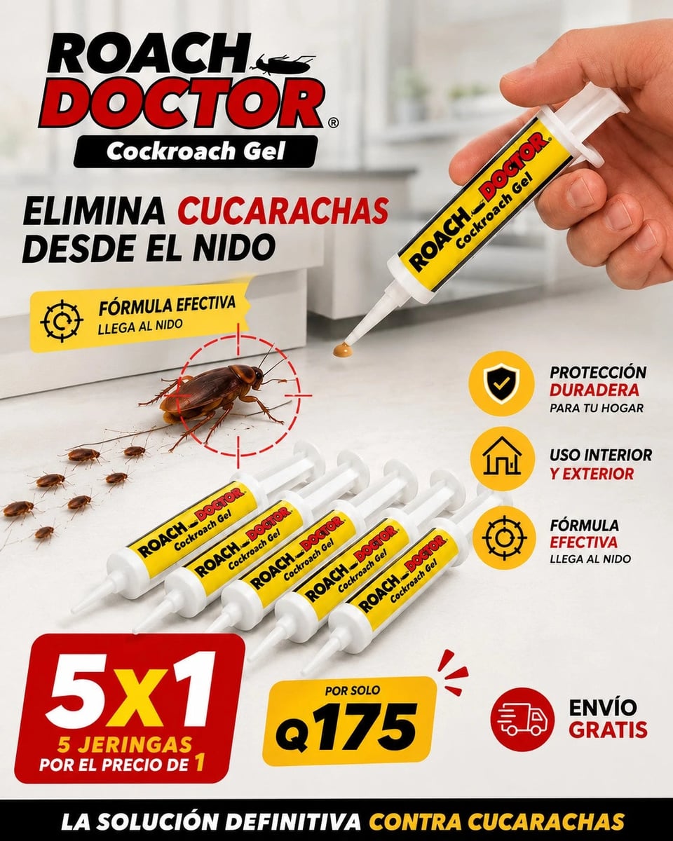 Elimina cucarachas desde el nido - Roach Doctor ¡EL ORIGINAL!