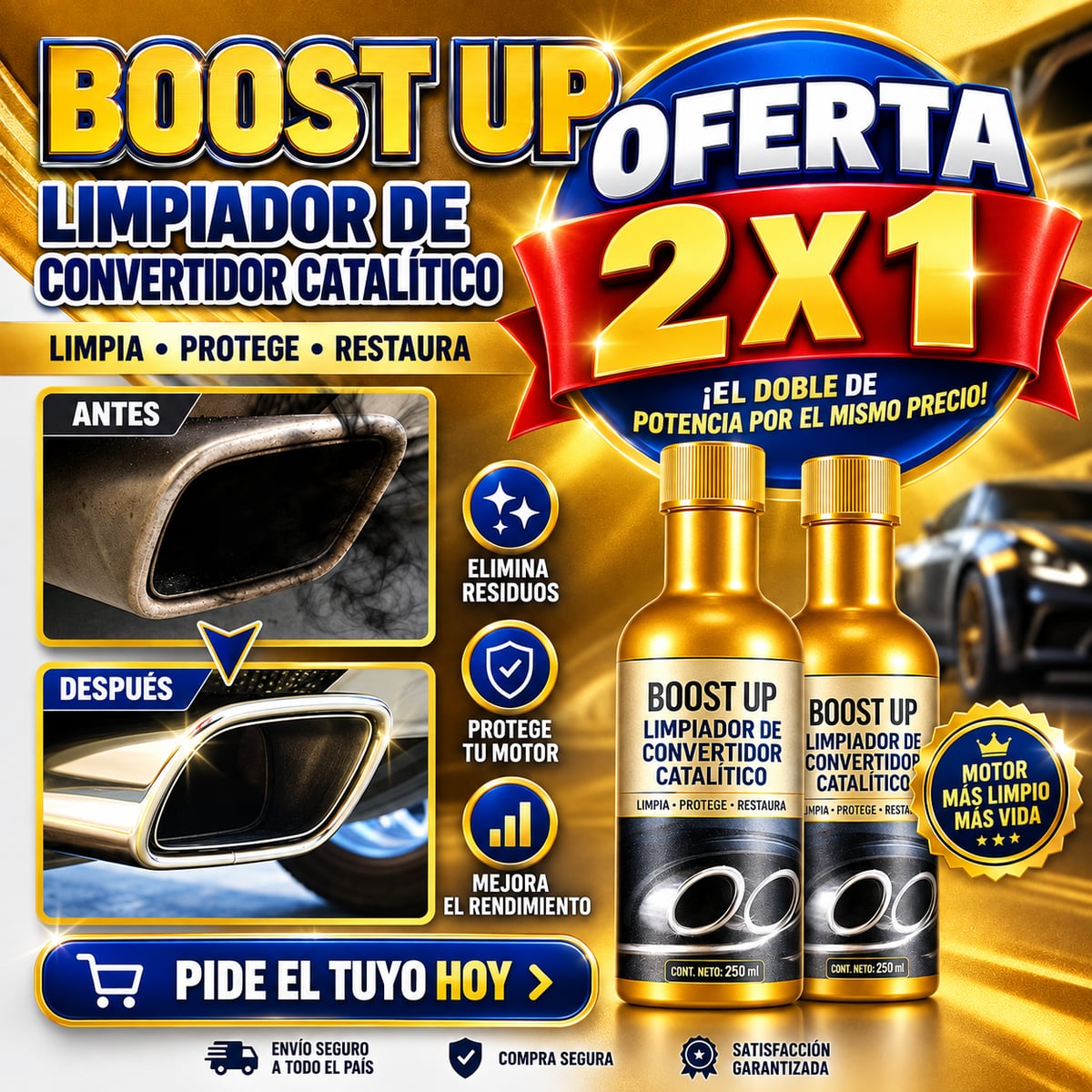 CatalyClean PRO 2x1 – Sin Taller, Sin Desarmar