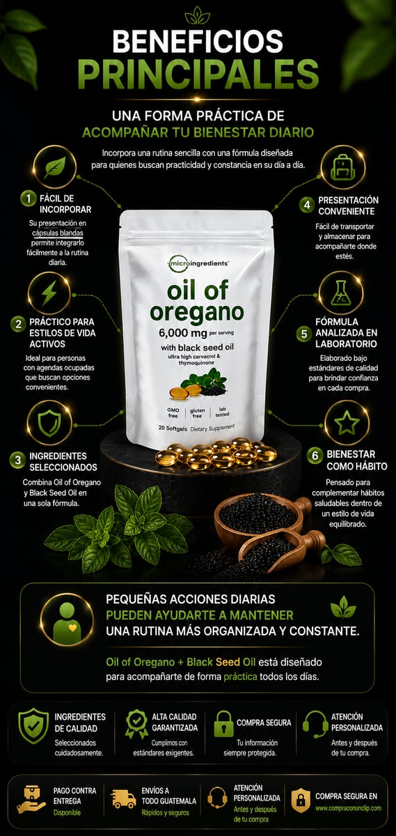 Aceite De Oregano Gel  Suave + ENVIO GRATIS