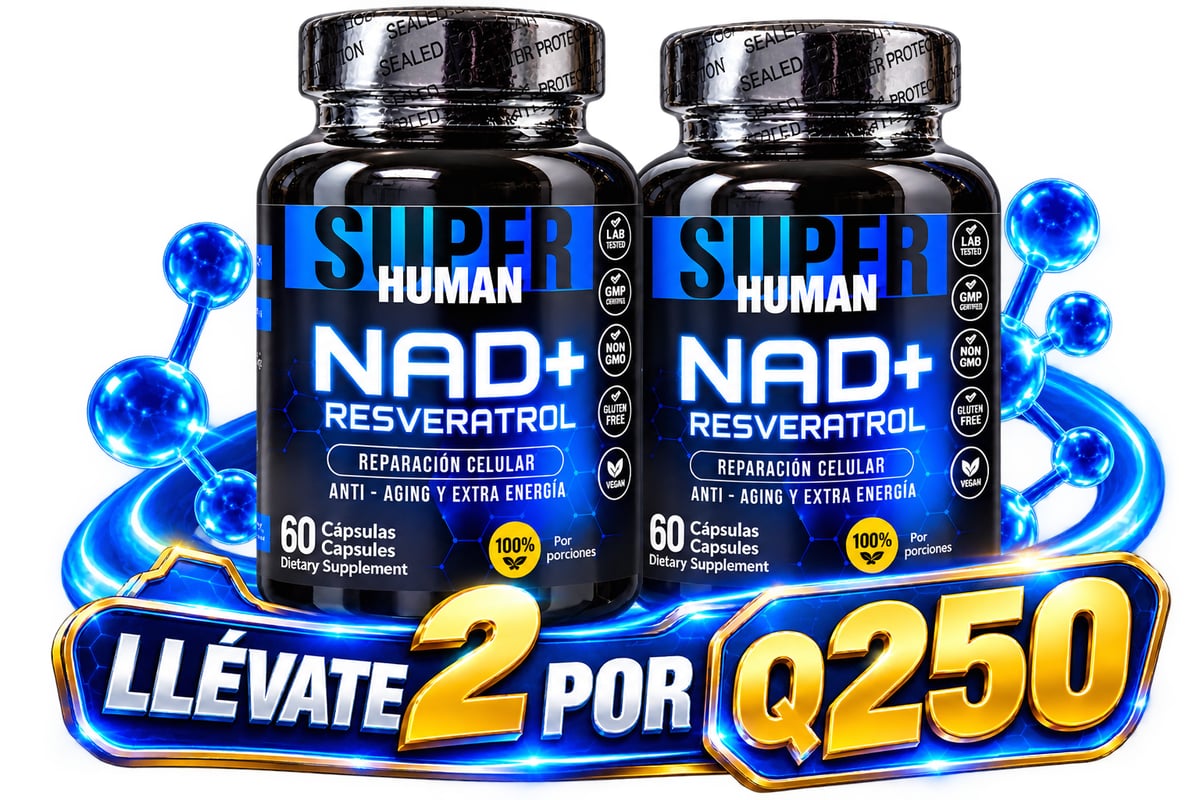 NAD+ Resveratrol,Super Human,RENUEVA TU VIDA DESDE ADENTRO