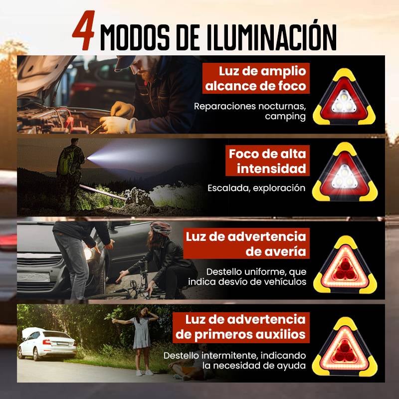 Luz Solar Aviso Emergencia