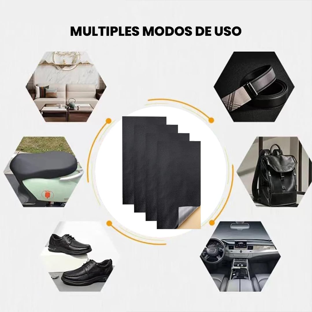 Cuero Sintético Autoadhesivo PROMO 2X1 | Renueva Muebles, Carros y Más