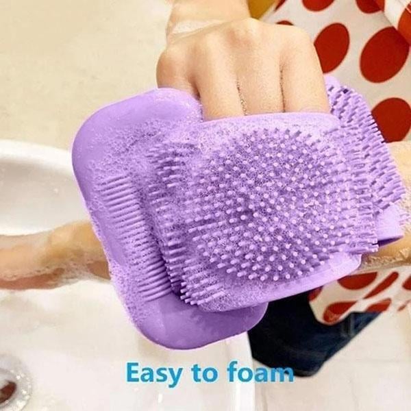 🧼Cepillo de Silicona para Espalda - Exfoliante Corporal para Baño con Cerdas Suaves + Envio Gratis