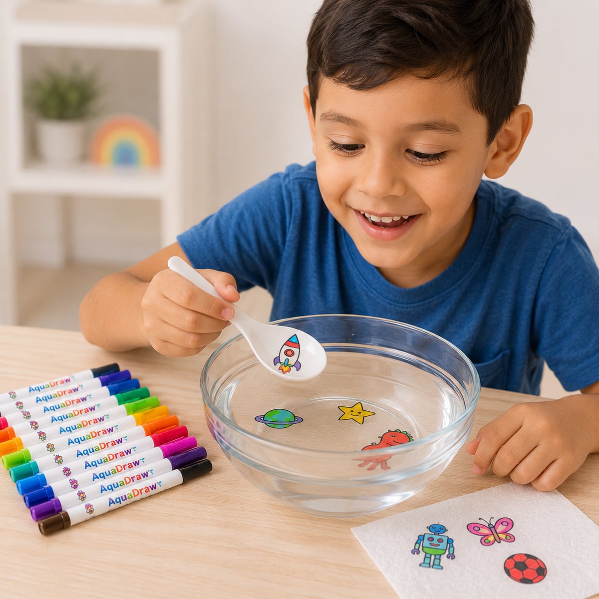 AquaDraw™- Kit de marcadores mágicos para el agua con cuchara 🎨