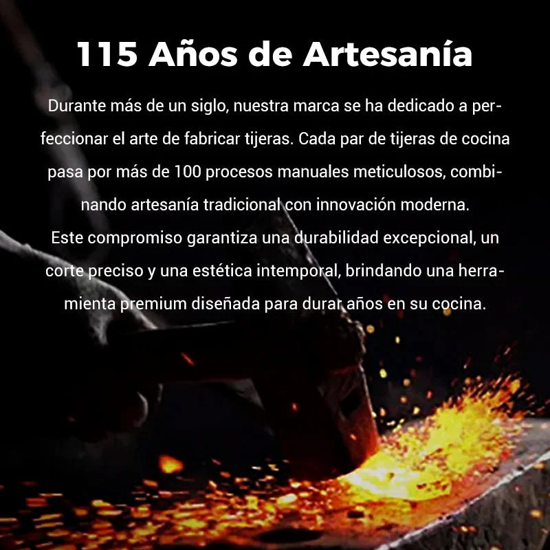 Tijeras de cocina multifuncionales para uso intensivo
