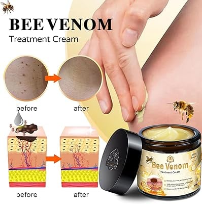Crema premium BEE VENOM-QUITA VERRUGA Y TAGS DE PIEL🐝