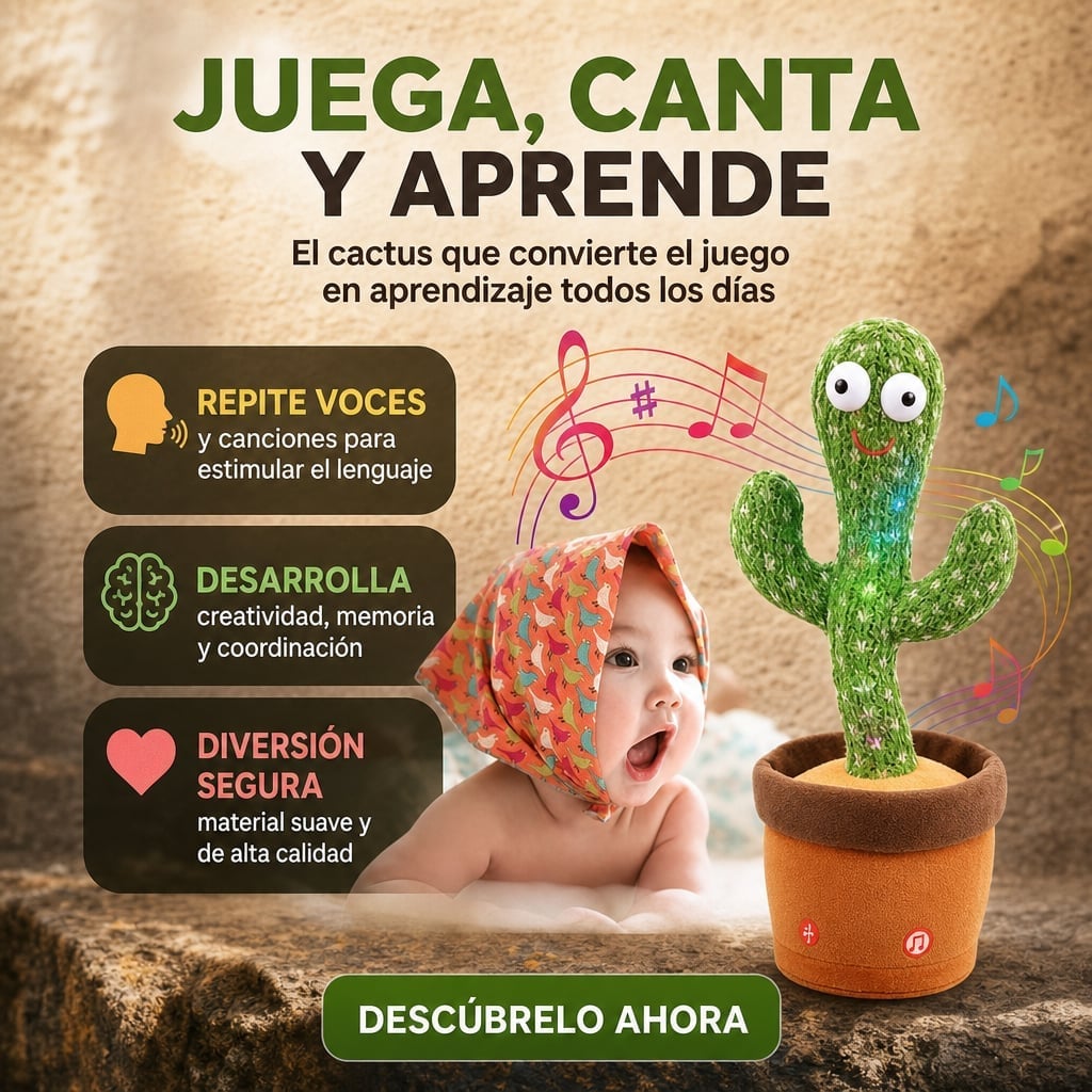 🌵 ¡EL CACTUS QUE BAILA, CANTA Y REPITE TODO LO QUE DICES! 😂