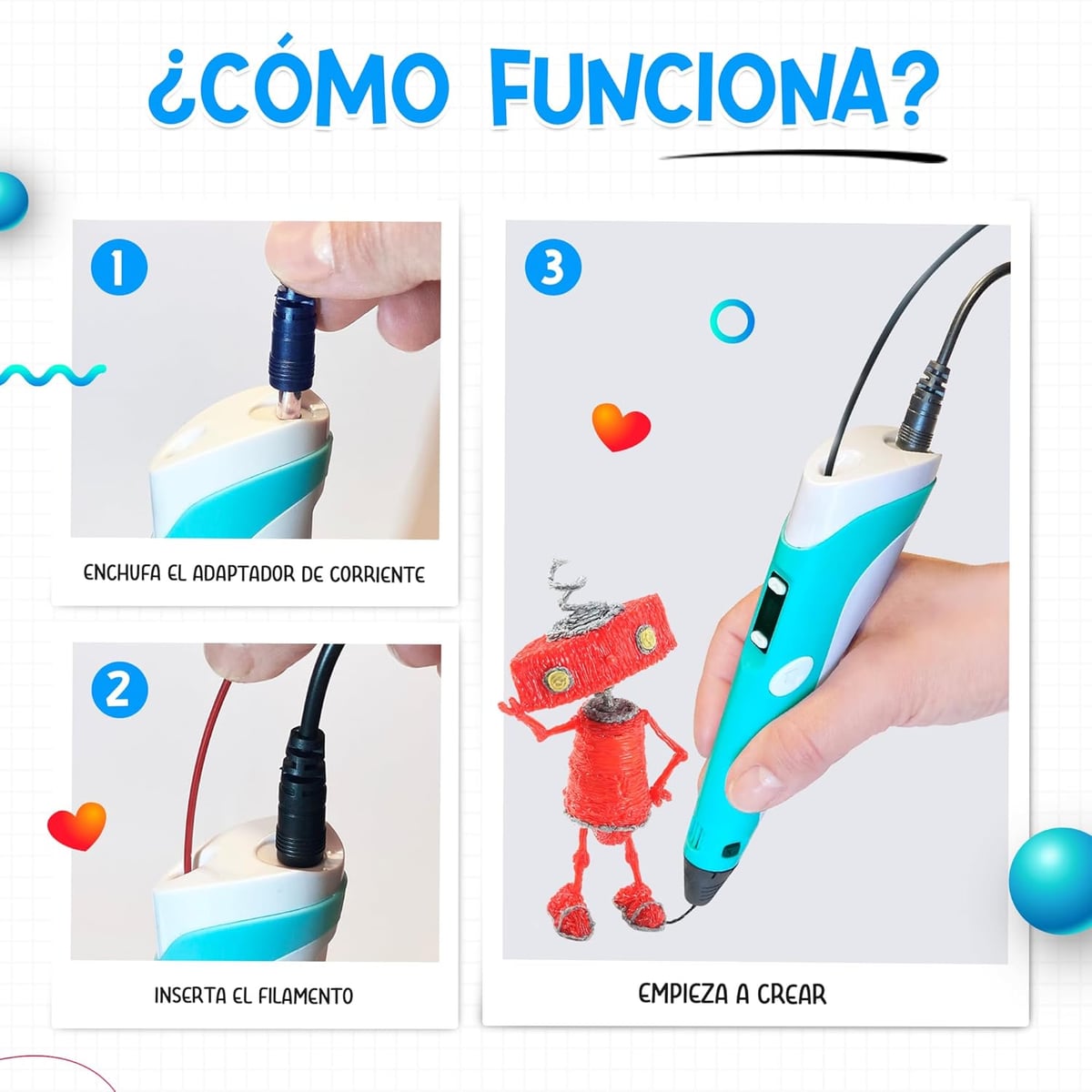 Lapiz Impresión 3D + Envio Gratis
