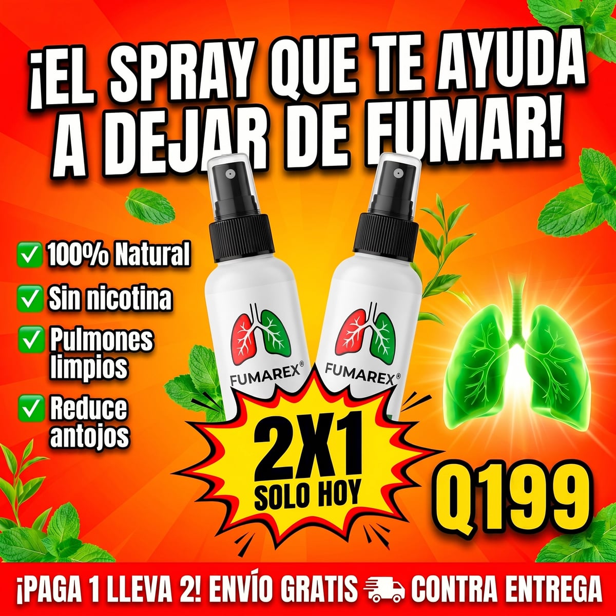 FUMAREX - Supera la adiccion al cigarrillo con un Spray 🚭